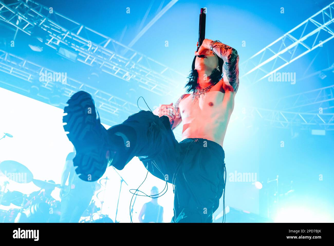 Milan, Italy. 10th Feb, 2023. Keshi performs live at Fabrique on February 10, 2023 in Milan, Italy (Photo by Alessandro Bremec/NurPhoto) Credit: NurPhoto SRL/Alamy Live News Stock Photo