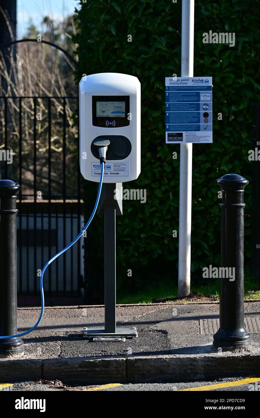 Abbots Leigh in North Somerset. 14/03/2023, Newley installed Electric