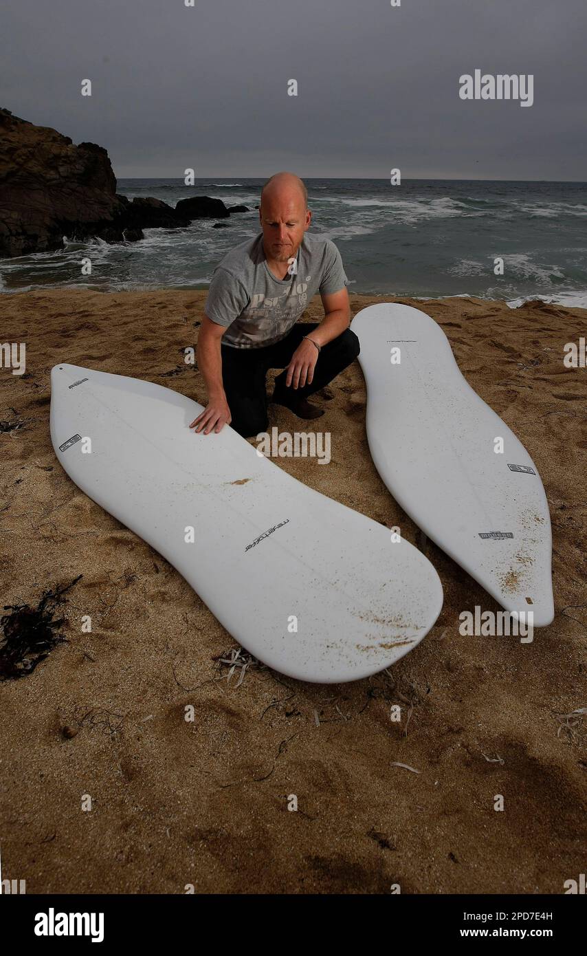 Local designer Thomas Meyerhoffer with his latest creation a new