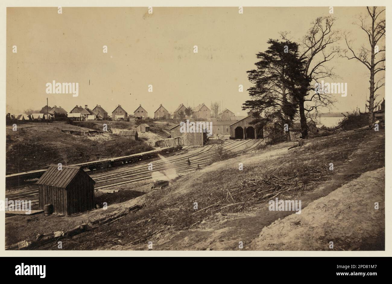 Engine house at City Point, VA., September 1, 1864. No. 138, Title from
