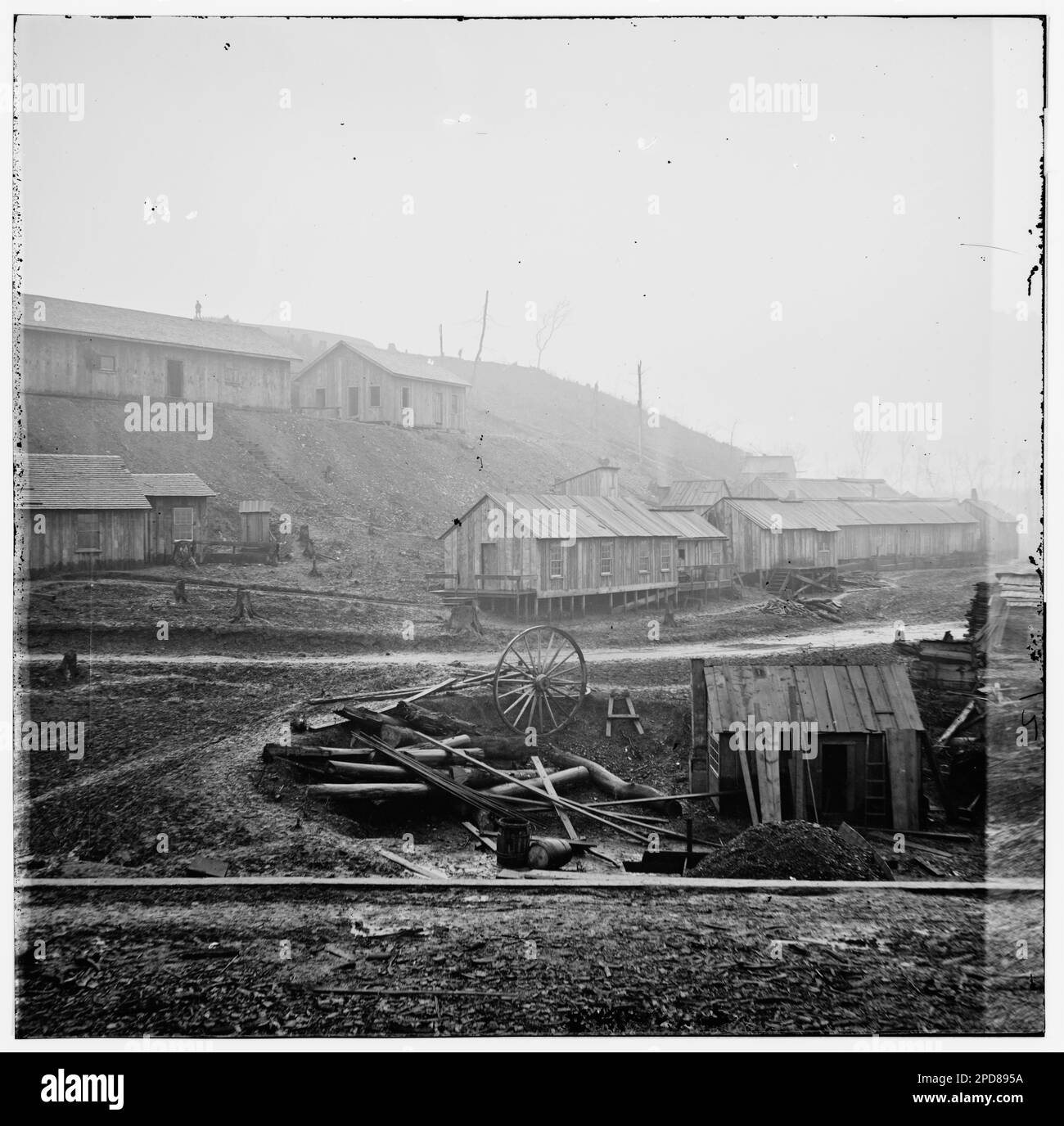 Johnsonville, Tennessee. Federal supply depot. Civil war photographs