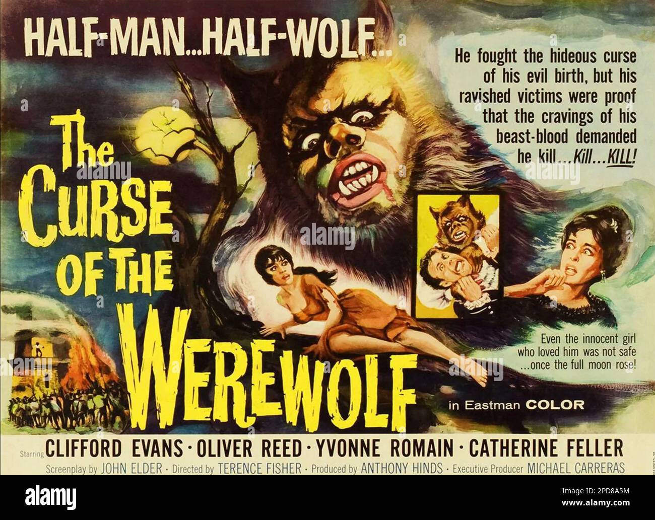 CURSE OF THE WEREWOLF 1961 Universal-International film Stock Photo
