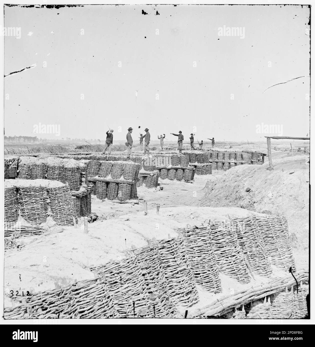 Petersburg Virginia Gabioned Parapet Of Fort Hell Fort Sedgwick Petersburg Virginia Gabioned Parapet Of Fort Hell Fort Sedgwick