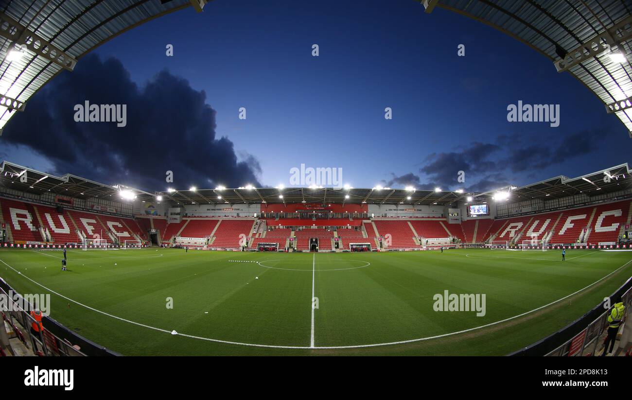 A general view inside the stadium before the Sky Bet Championship match at the AESSEAL New York