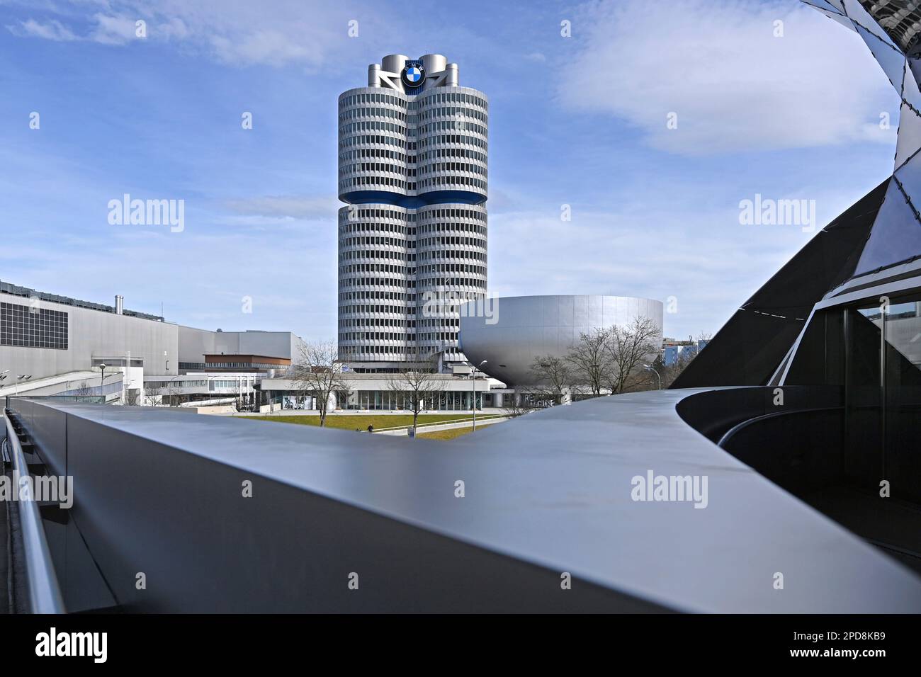 Munich, Deutschland. 13th Mar, 2023. View of the BMW Group headquarters ...