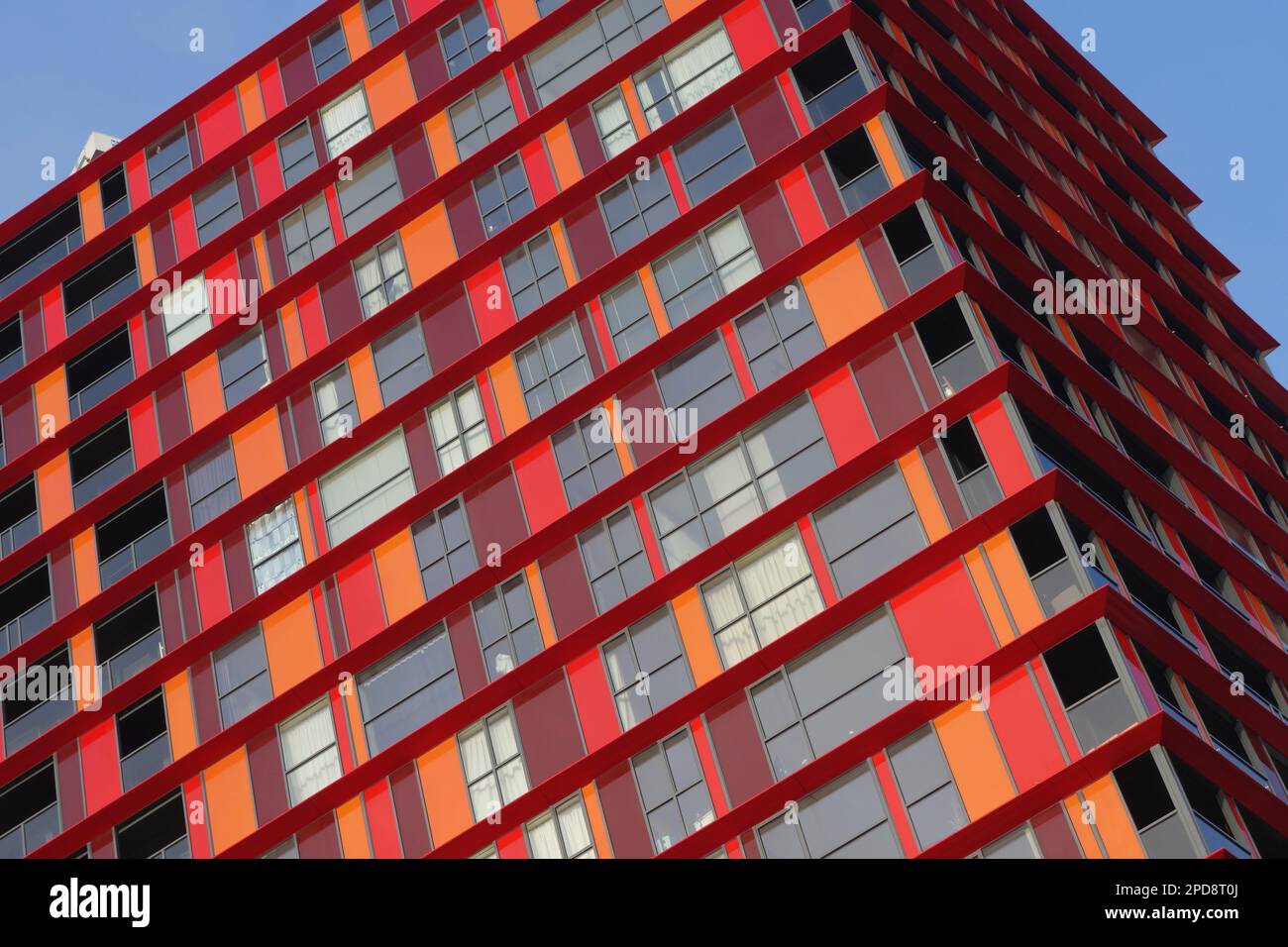Calypso, contemporary apartment building in Rotterdam, Netherlands