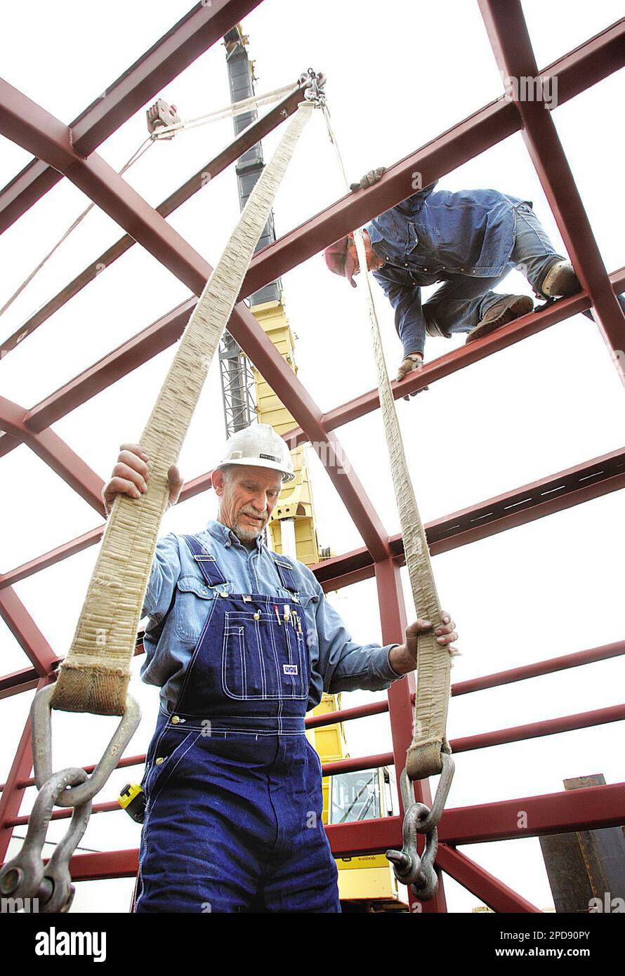 Ray Ludwig, left, shop foreman with Durango & Silverton Narrow Gauge Railroad, and Bill Melcher