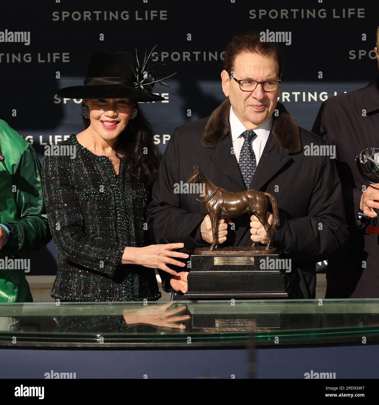 Prestbury Park, Cheltenham, UK on 14 March 2023. Owners Mr Simon Munir