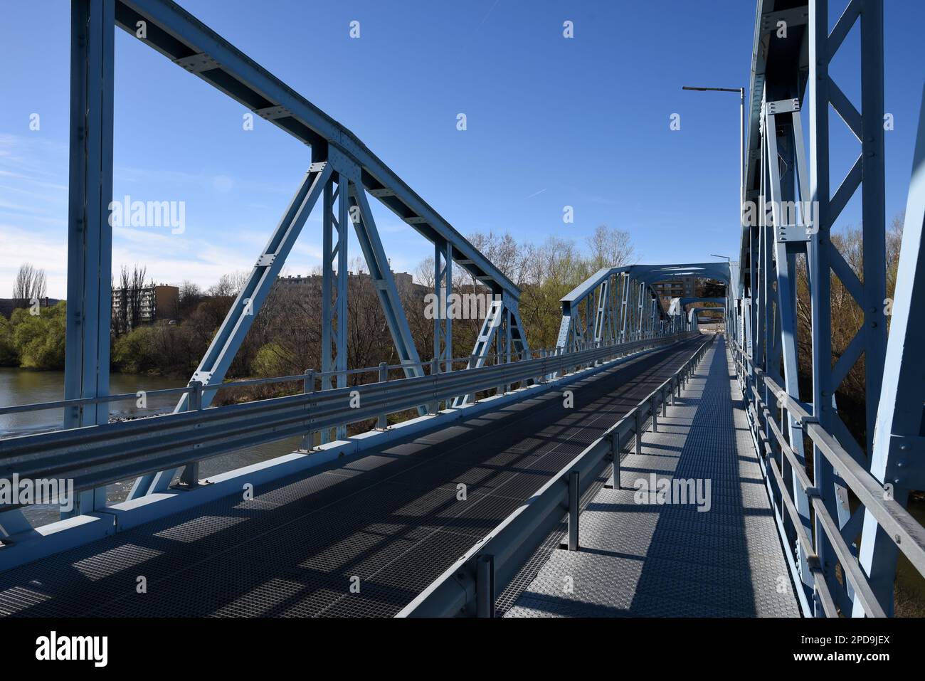 Simeonovgrad Iron Bridge Maritza river Bulgaria Stock Photo Alamy