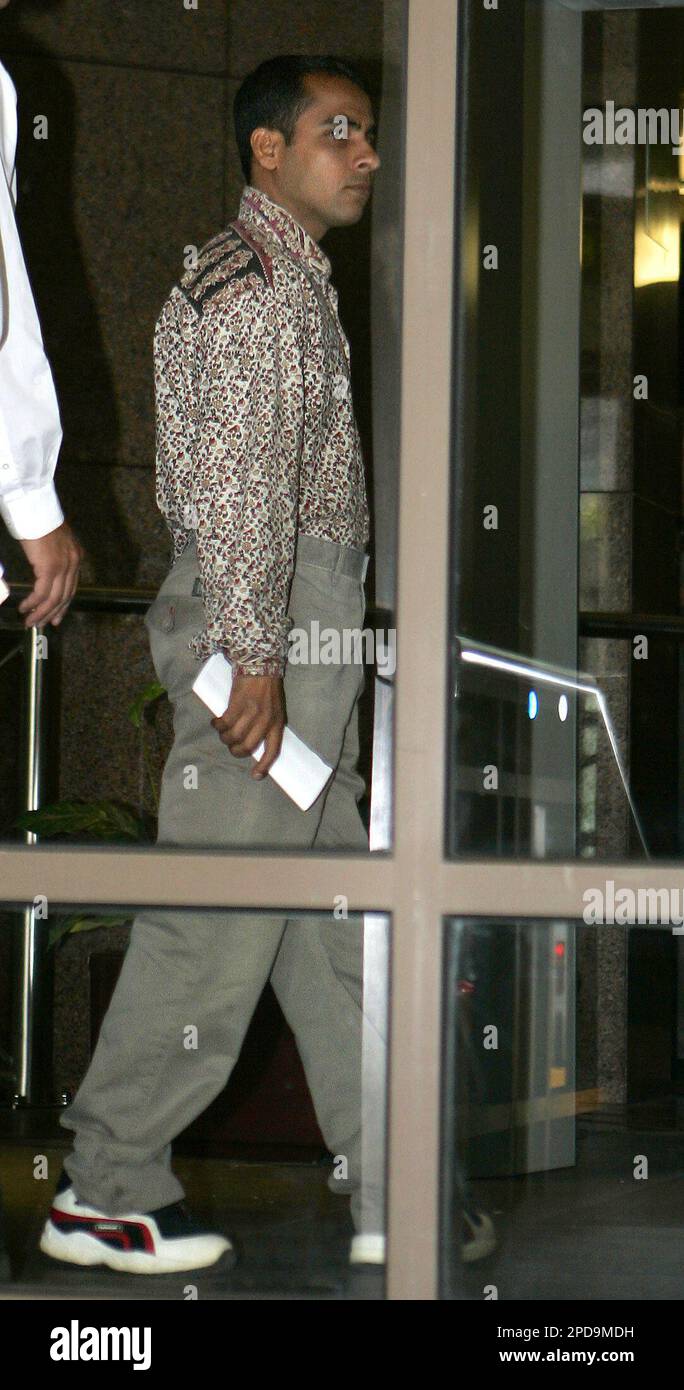 Dewan Ashgar-e-Nabi, an Indian Commonwealth Games team masseur, is seen at  Melbourne Magistrates Court, Australia, Wednesday March 15, 2006. Dewan,  who was charged with indecently assaulting a 16-year-old girl at the  Commonwealth