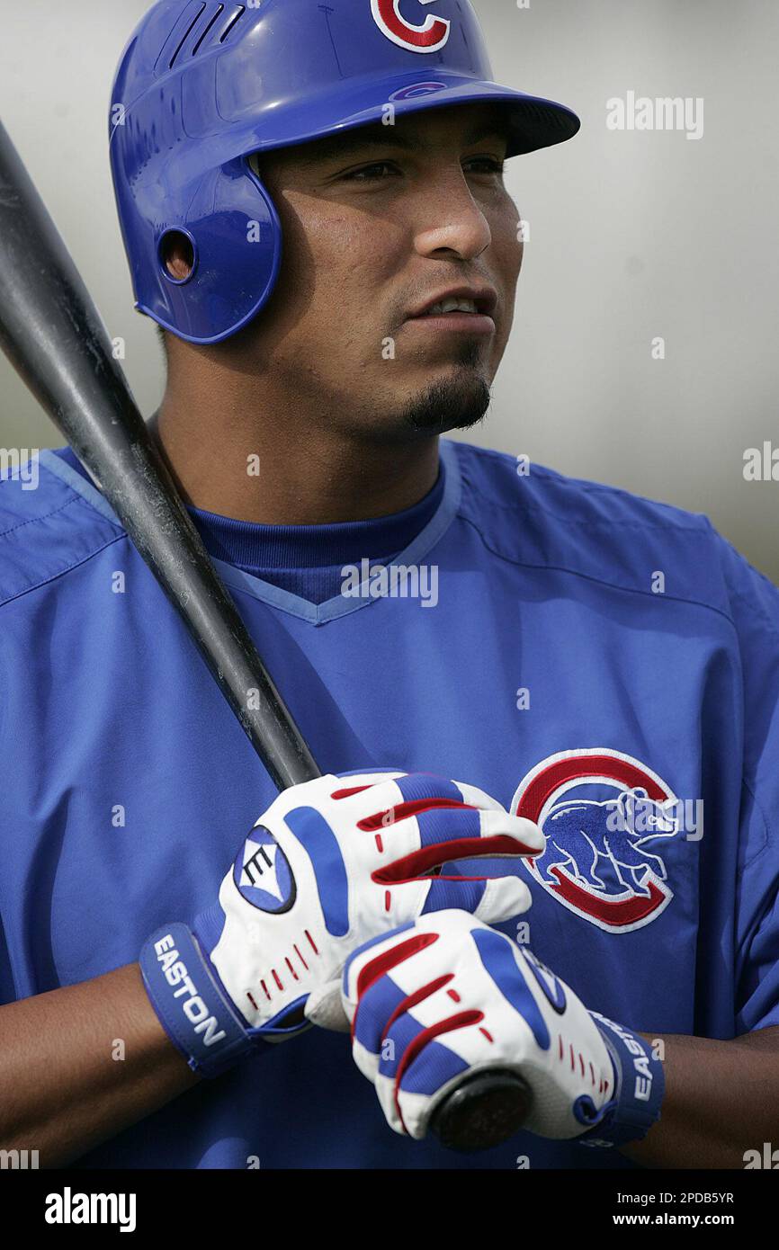 Chicago Cubs pitcher Carlos Zambrano waits for batting practice during ...