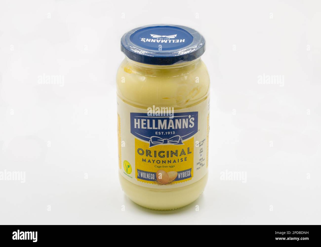 Kyiv, Ukraine June 01, 2022 Studio shoot of Hellmanns Mayonnaise