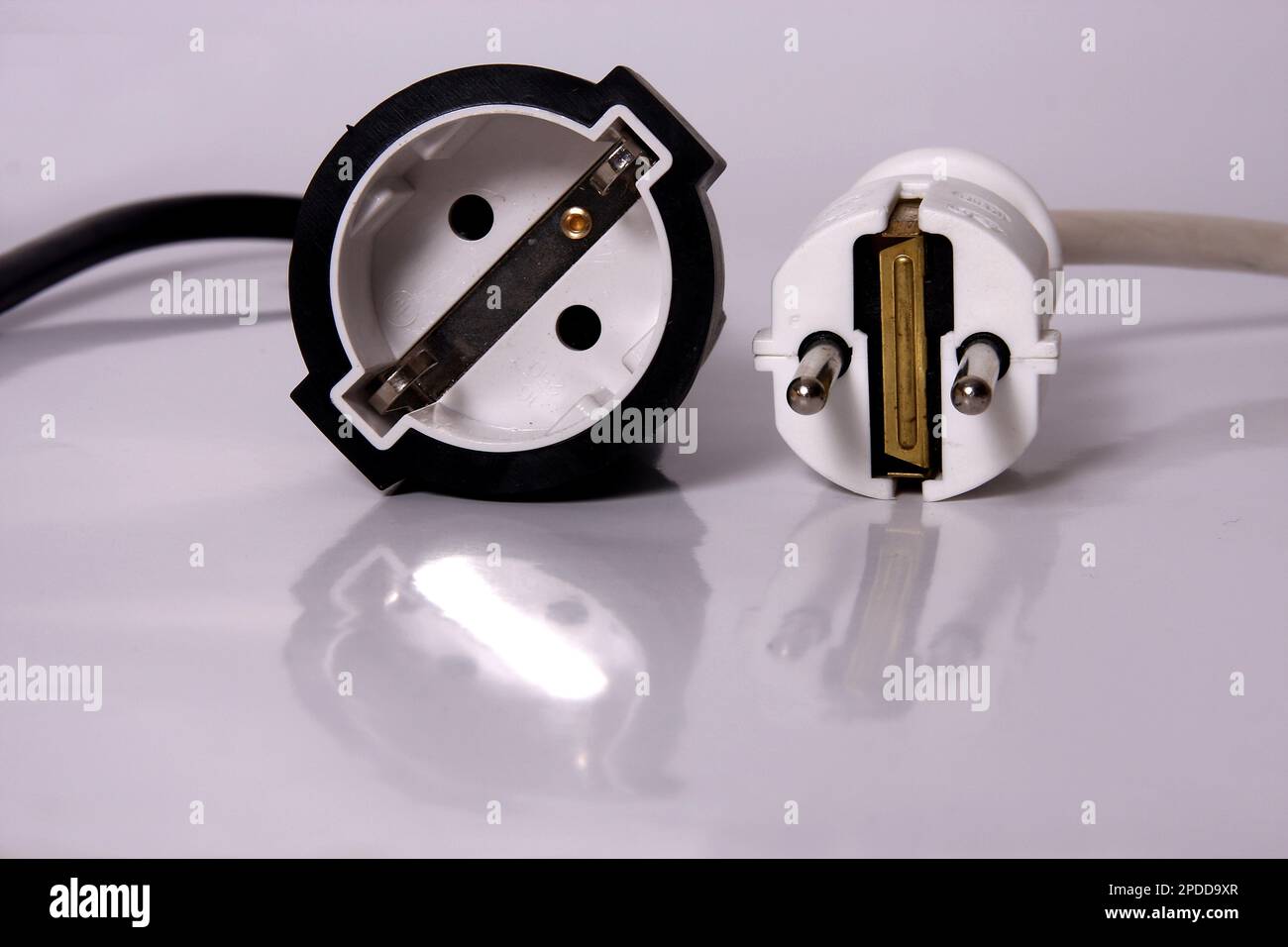 plug of an extension cable, unplugged Stock Photo Alamy