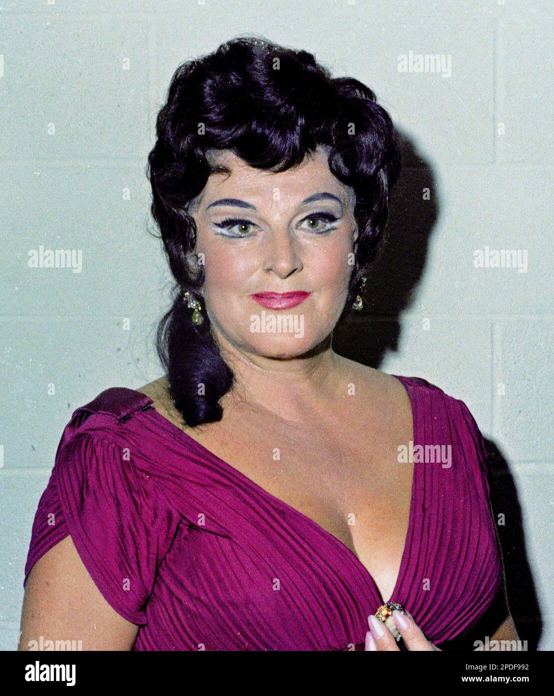 **FILE**Birgit Nilsson is shown backstage at the Metropolitan Opera in