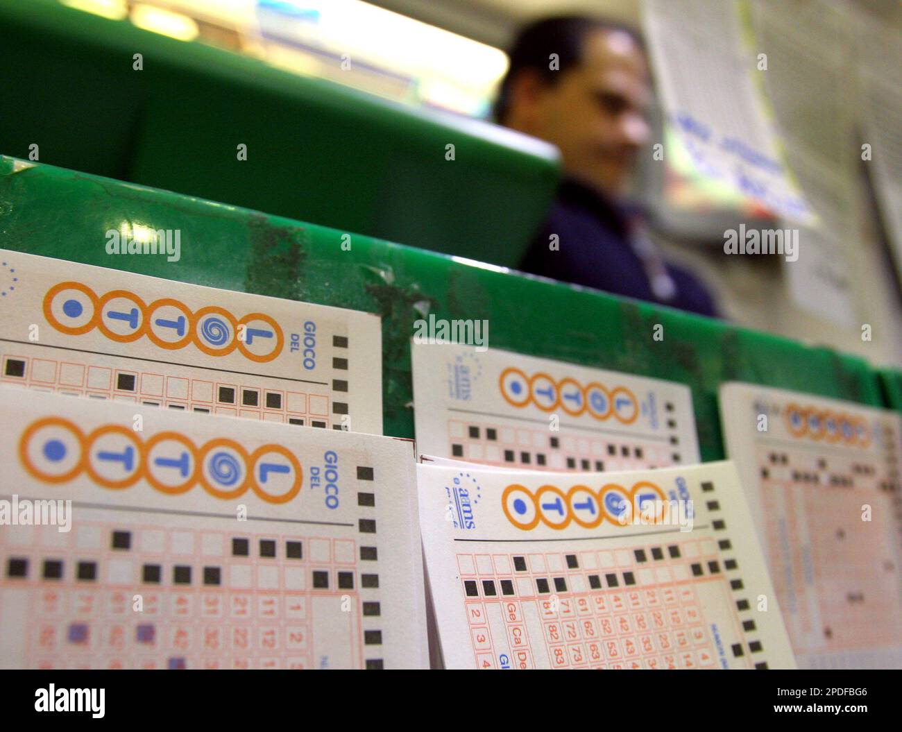 Biglietti del Lotto della Lottomatica