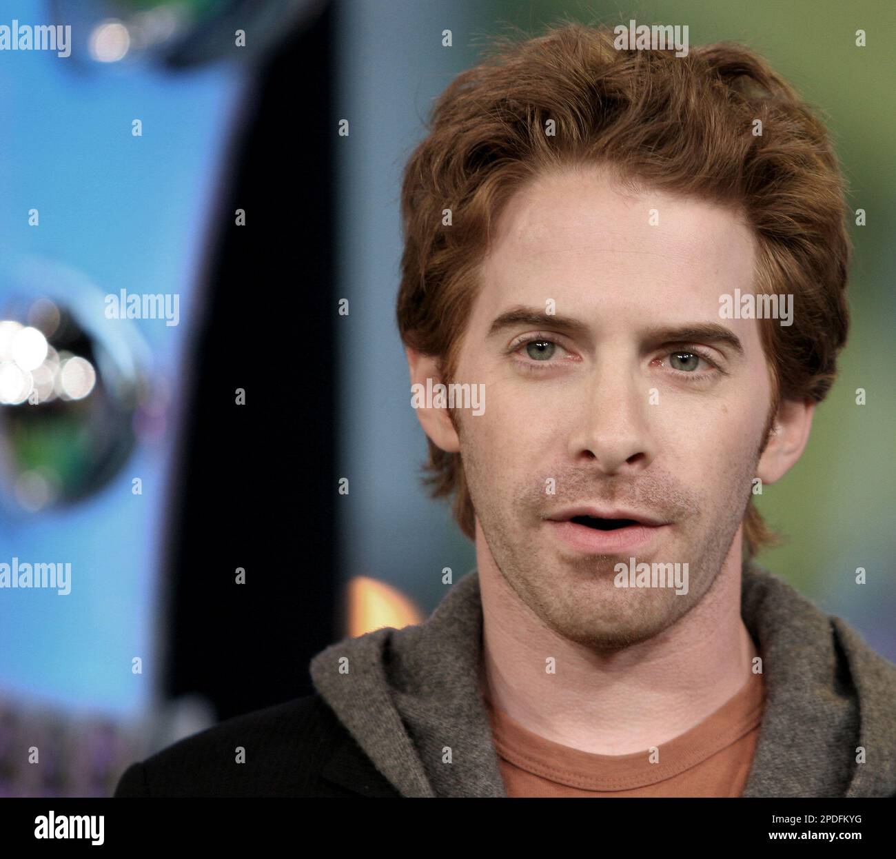 Actor Seth Green appears onstage during MTV's Total Request Live