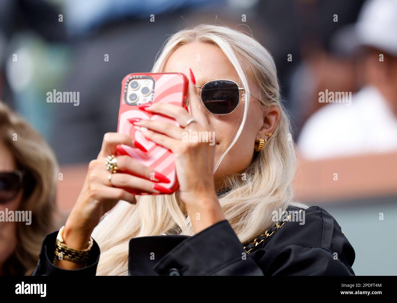 March 14, 2023 Taylor Fritz girlfriend Riddle in attendance