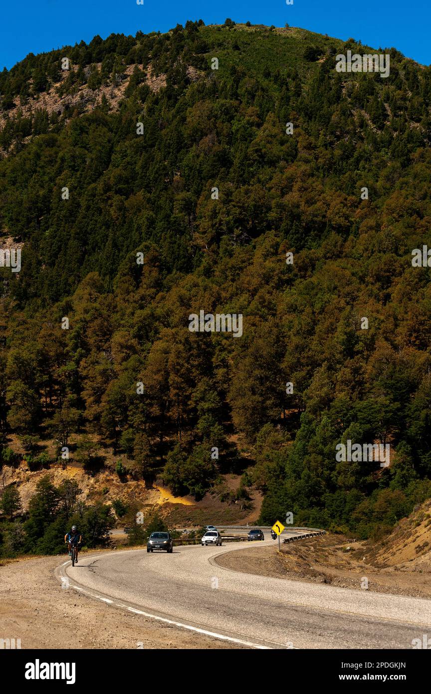 Beautiful scenery as seen from Ruta de Los Siete Lagos or Route of ...