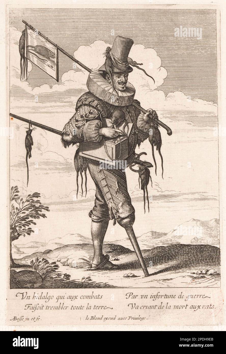 Spanish rat-catcher, 17th century illustration Stock Photo - Alamy