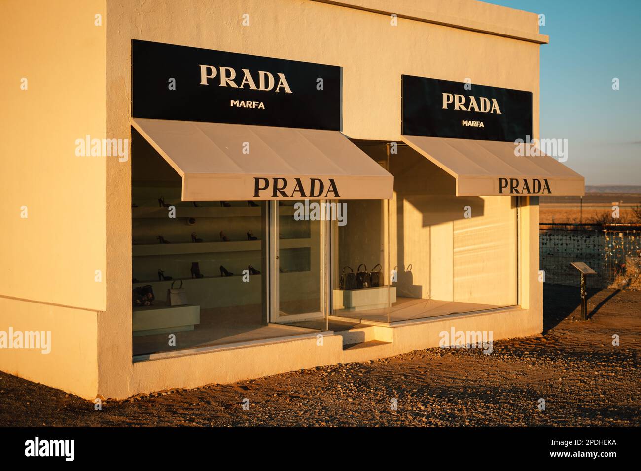 Prada store signage hi-res stock photography and images - Alamy
