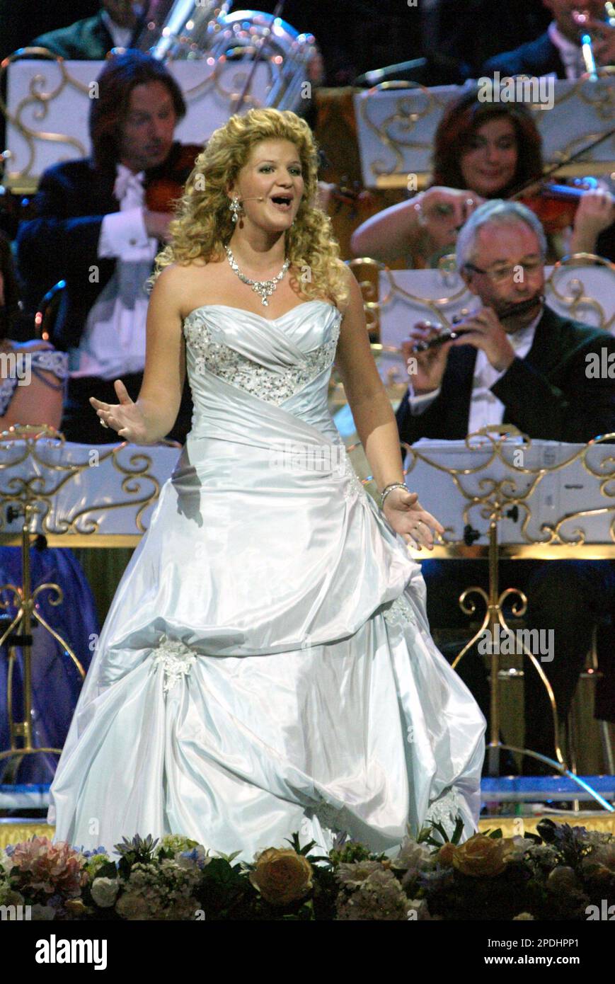 Mirusia Louwerse Andre Rieu performing live in concert at Acer Arena. Sydney, Australia 15.10.