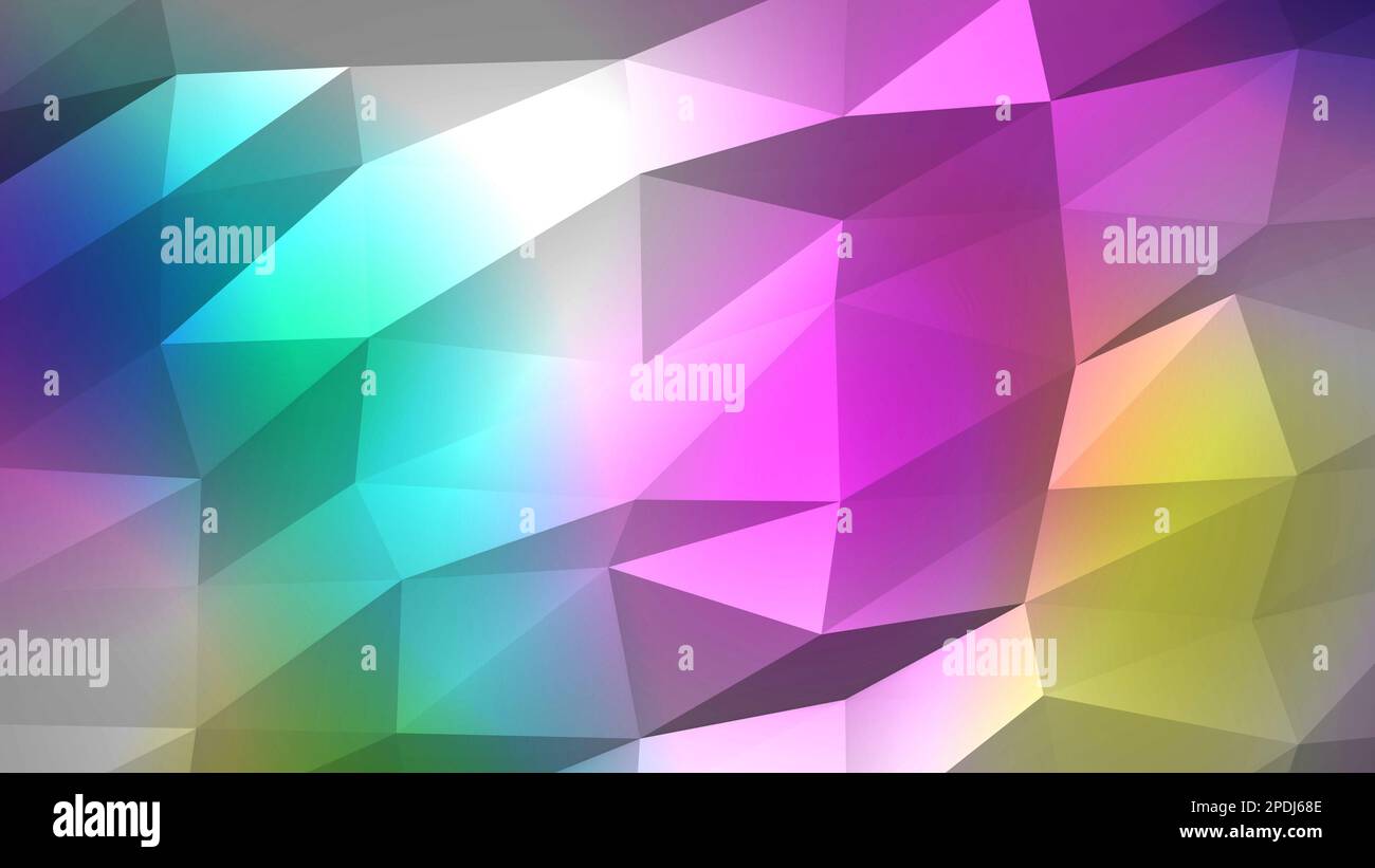 Low poly gradient colorful background effect. 2D layout illustration ...