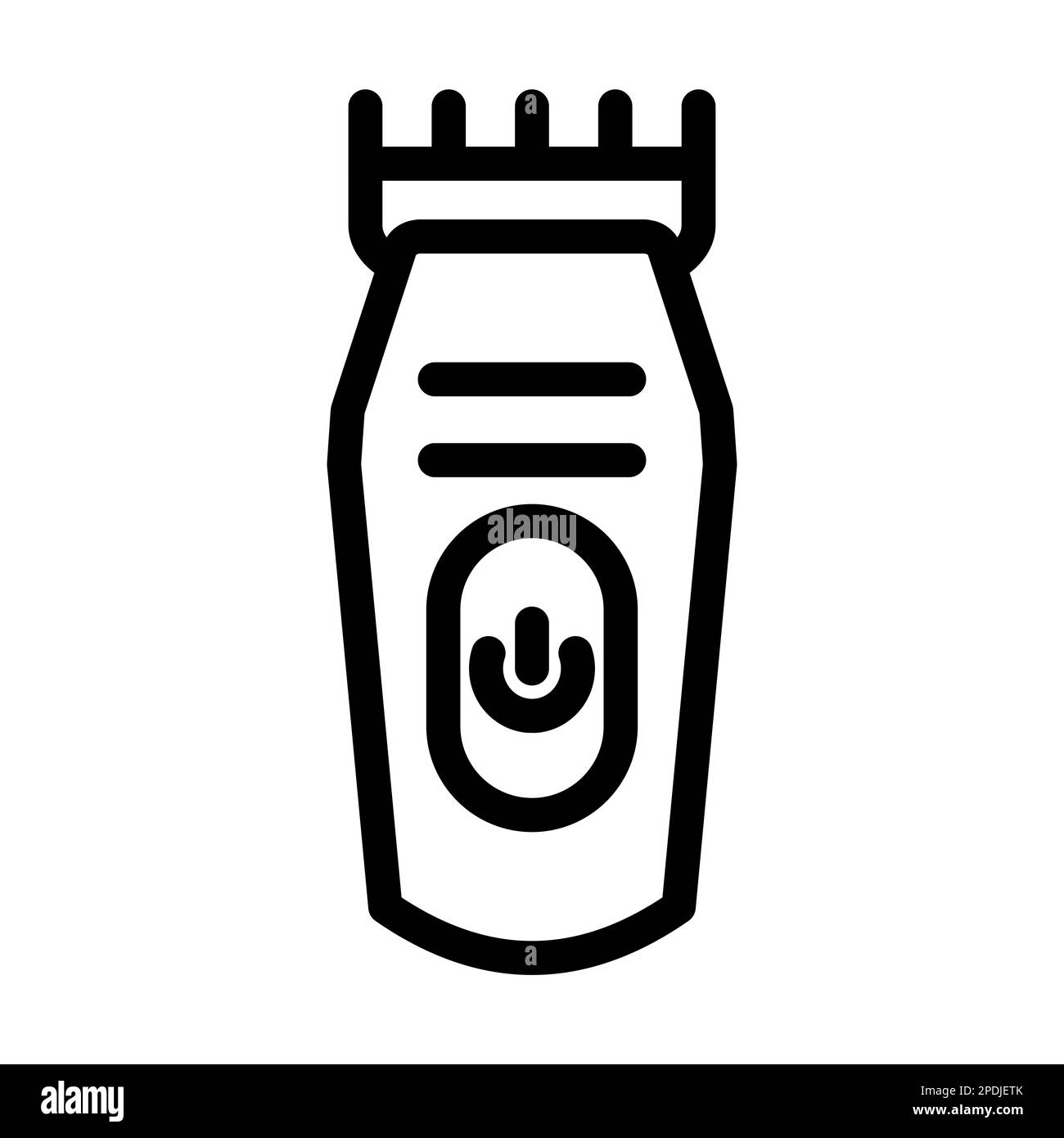 Shaving Machine Vector Thick Line Icon For Personal And Commercial Use