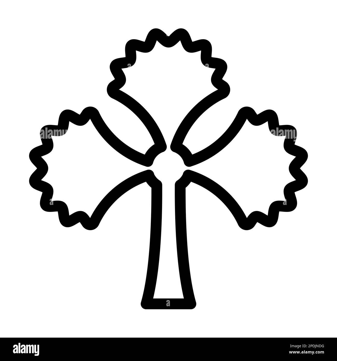 Coriander Vector Thick Line Icon For Personal And Commercial Use Stock ...