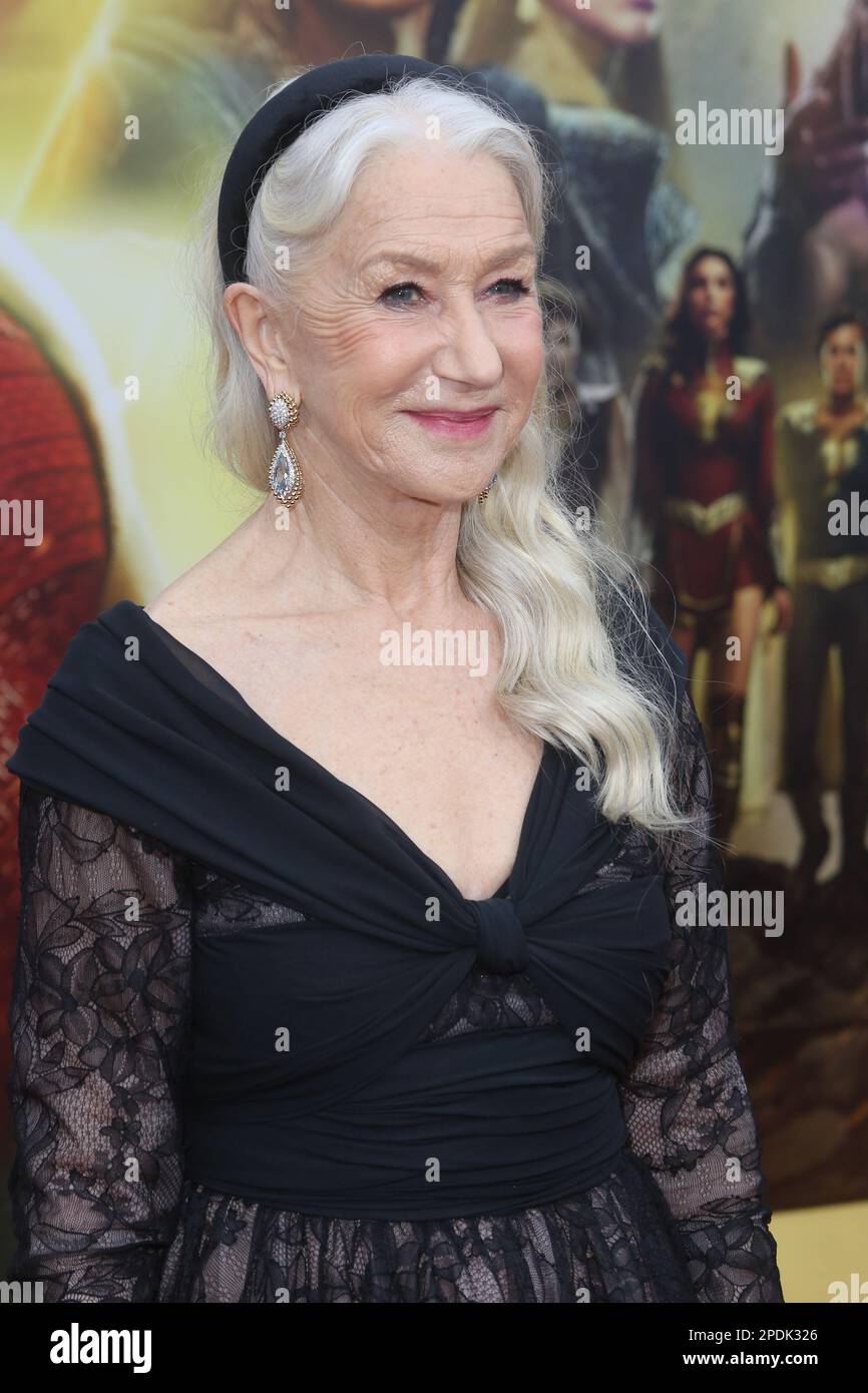 Helen Mirren Video Archives » Shazam! Fury of the Gods – Press