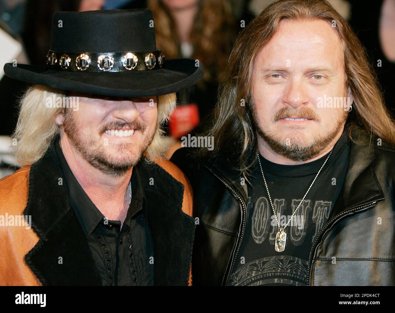 Donnie Van Zant of the group .38 Soecial and his brother Johnny Van