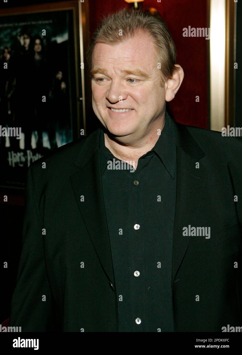 Brendan Gleeson poses for photographers at the United States premiere