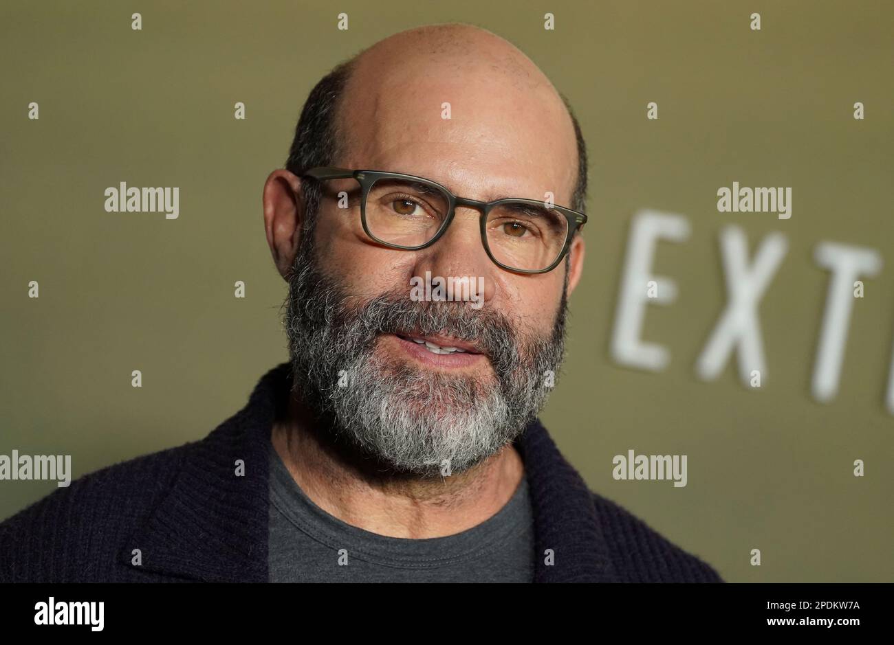 Scott Burns arrives at the Los Angeles premiere of \
