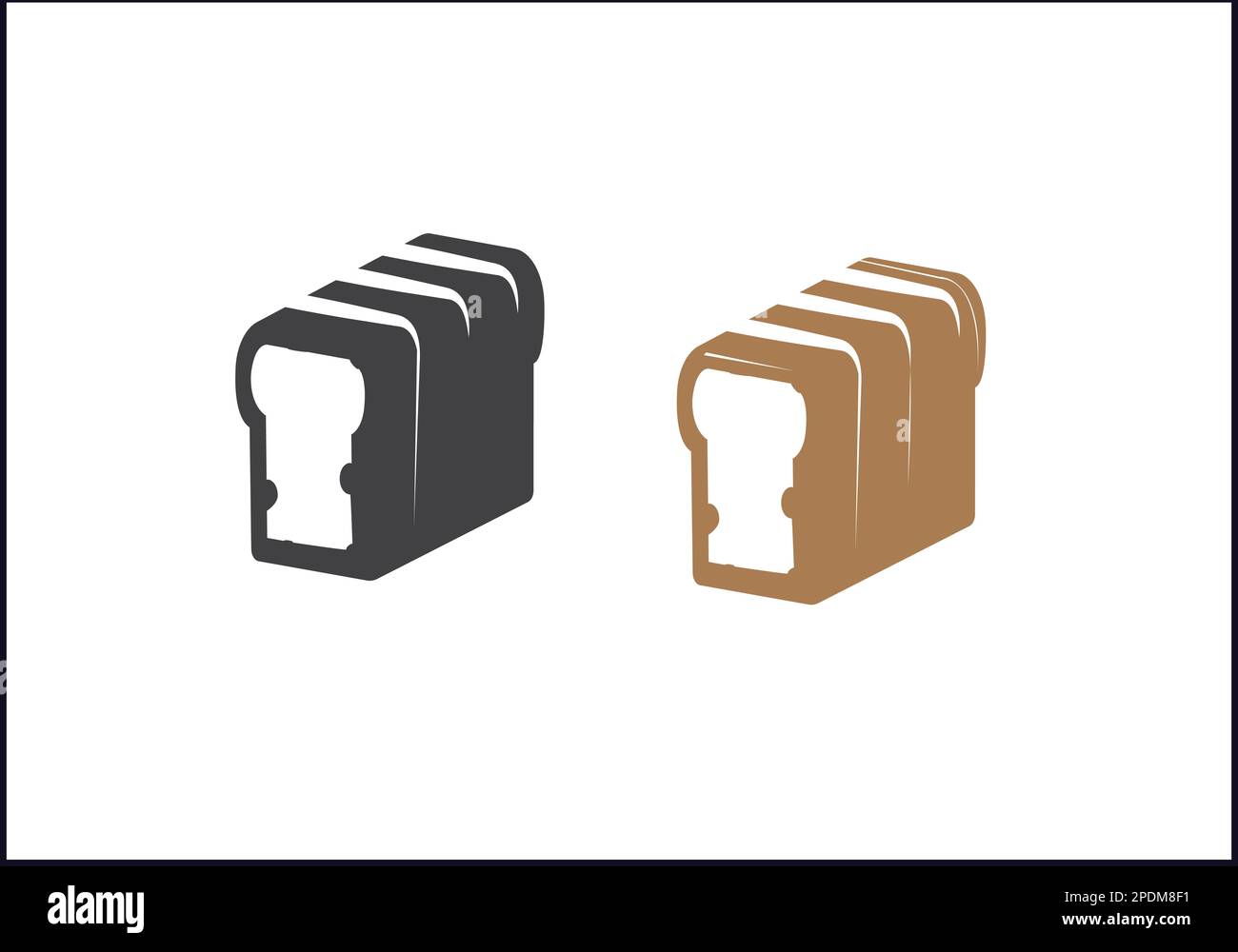 food icon vector on white background. Stock Vector