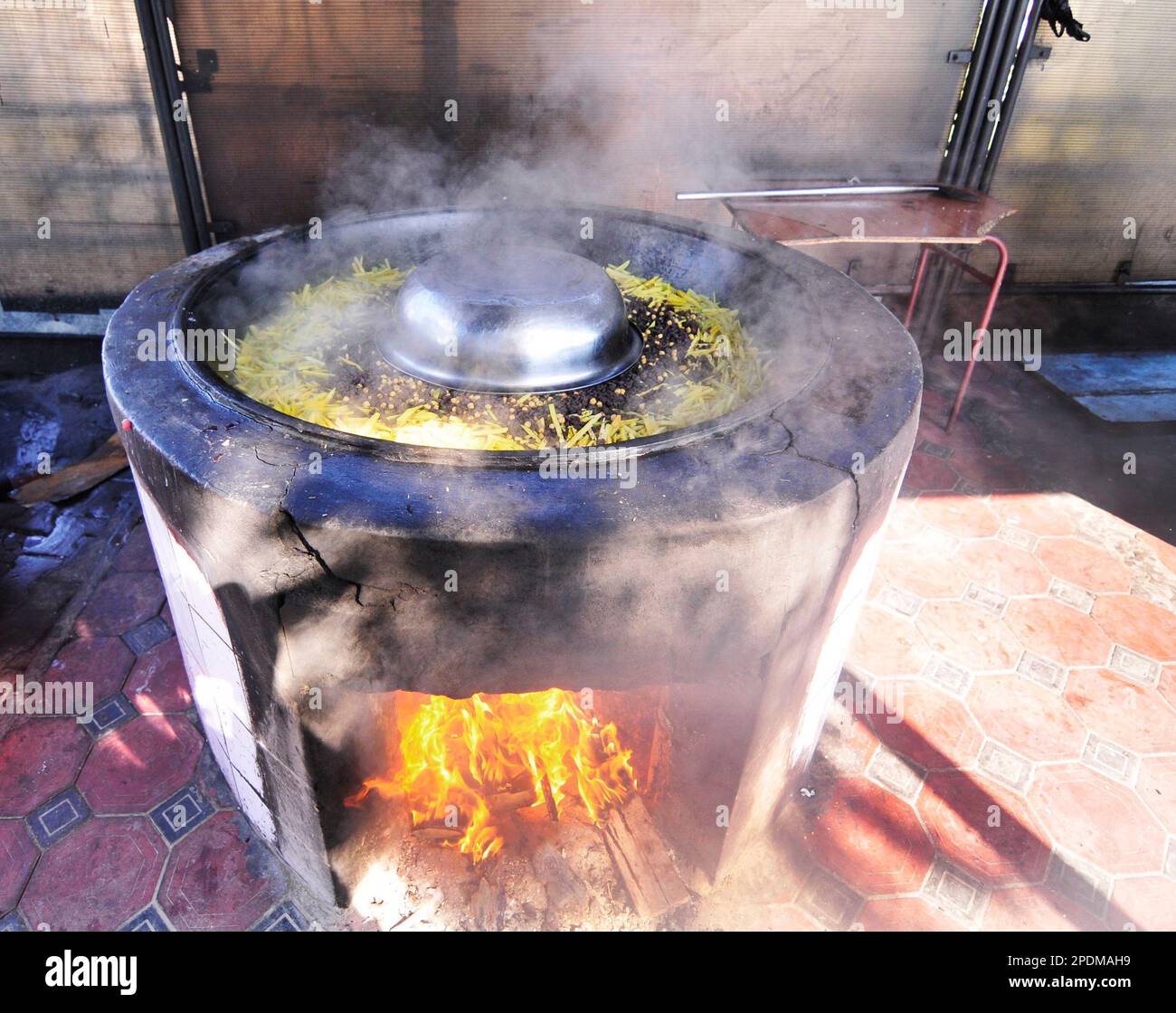 Overflowing Rice Giant cauldrons overflow with Uzbekistan's favorite rice dish at the ...