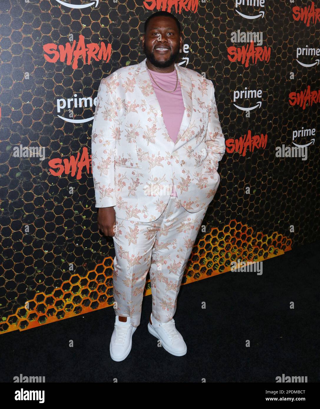 Los Angeles, USA. 14th Mar, 2023. Atkins Estimond arrives at SWARM Los