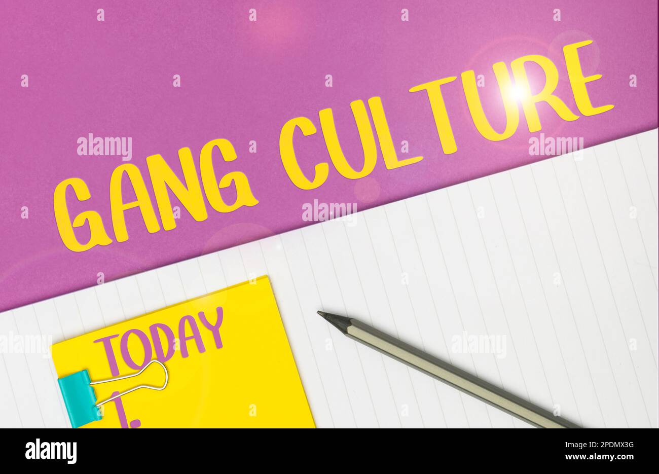 Writing displaying text Gang Culture. Business approach particular ...