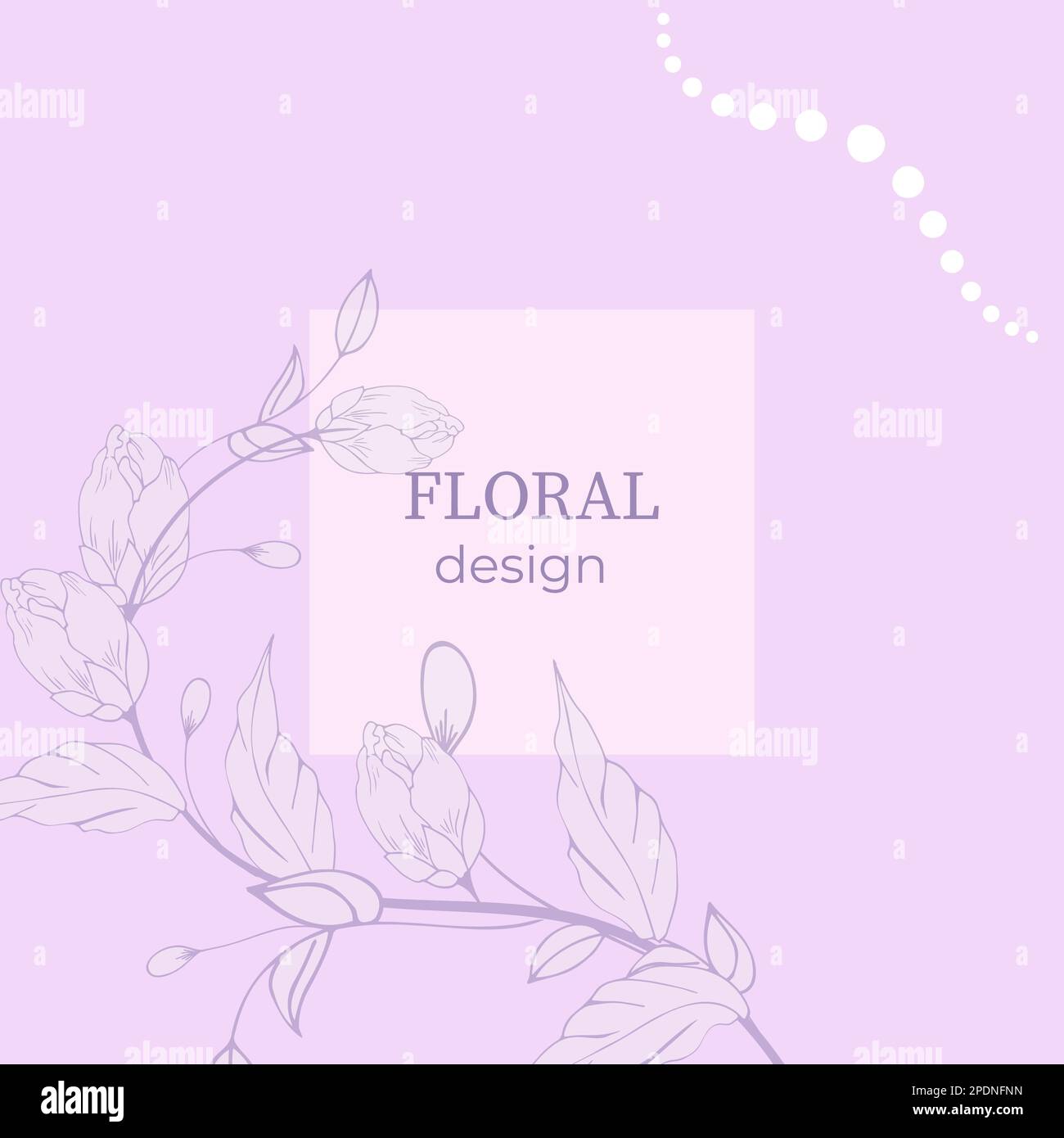 Elegant frame, background, floral wreath, gentle monogram with hand drawn wild herbs and flowers.  vintage botanical illustration for invitation Stock Vector