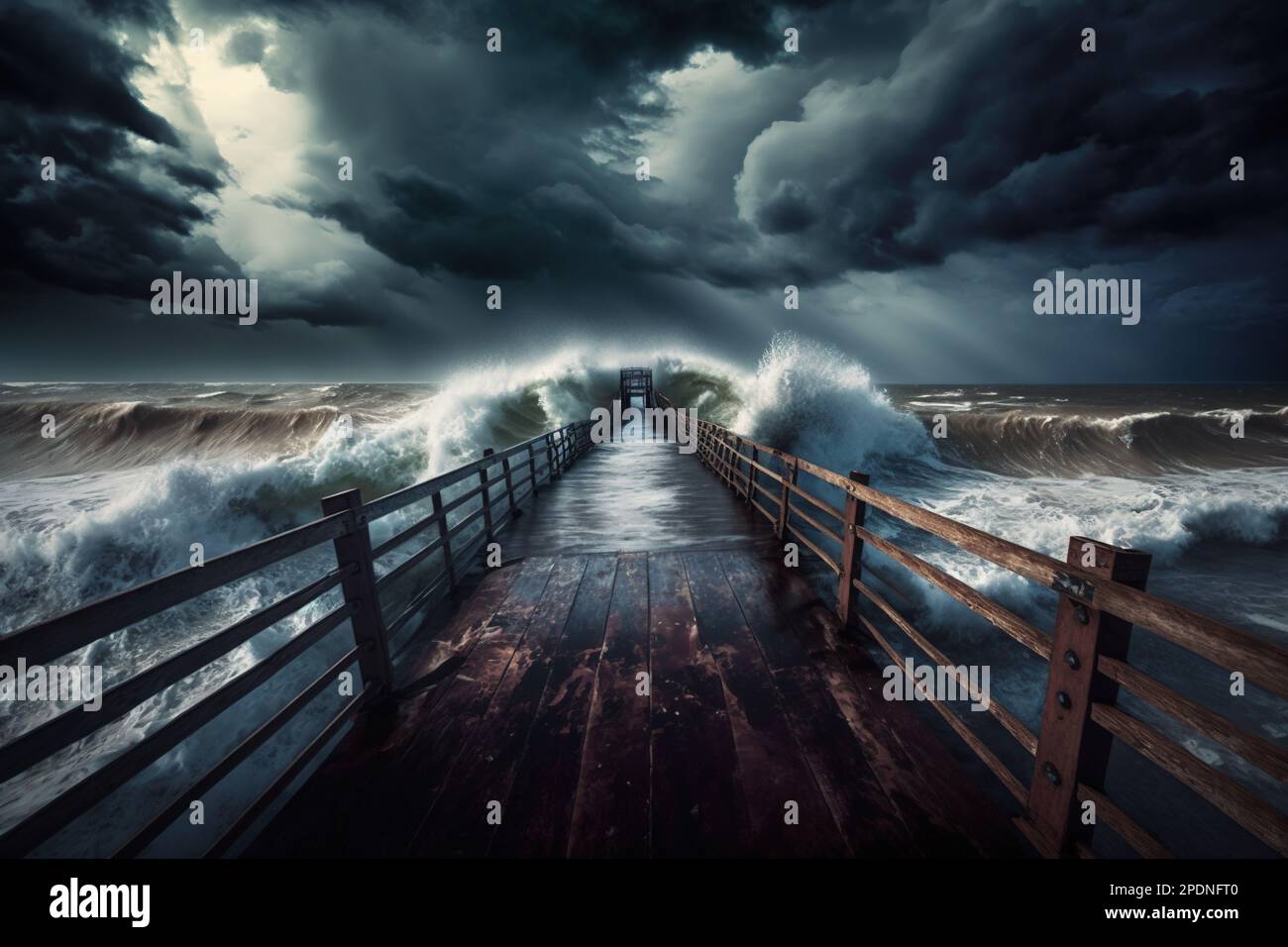 Stormy sea ocean painting hi-res stock photography and images - Alamy