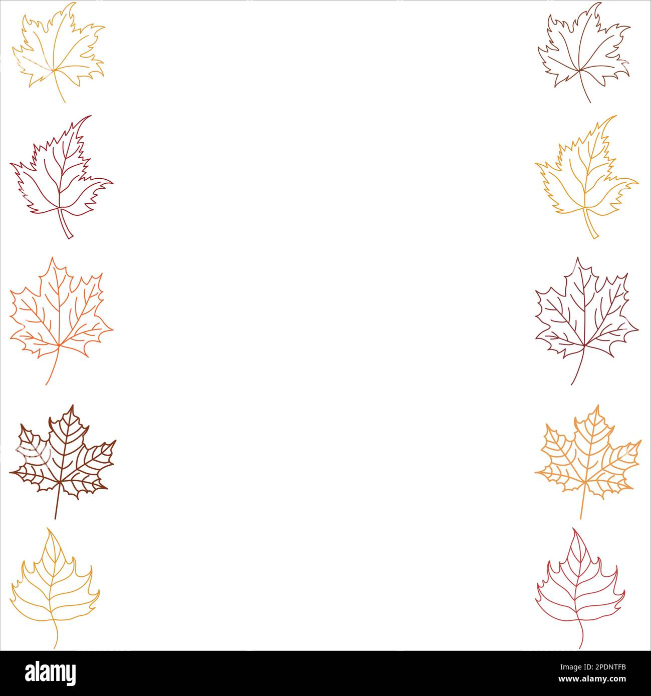 Autumn leaves background Stock Vector