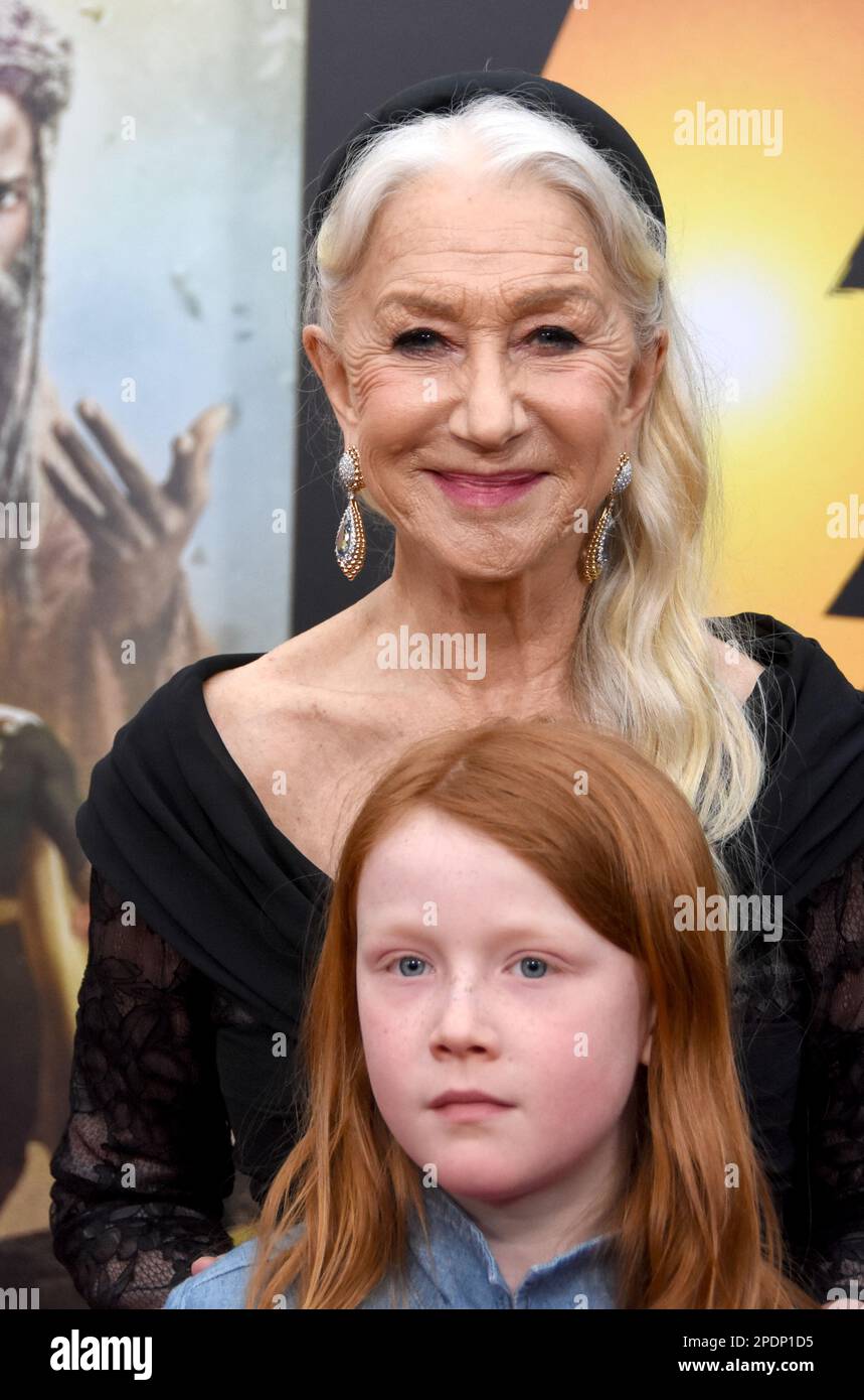 Los Angeles, California, USA 14th March 2023 Actress Helen Mirren and