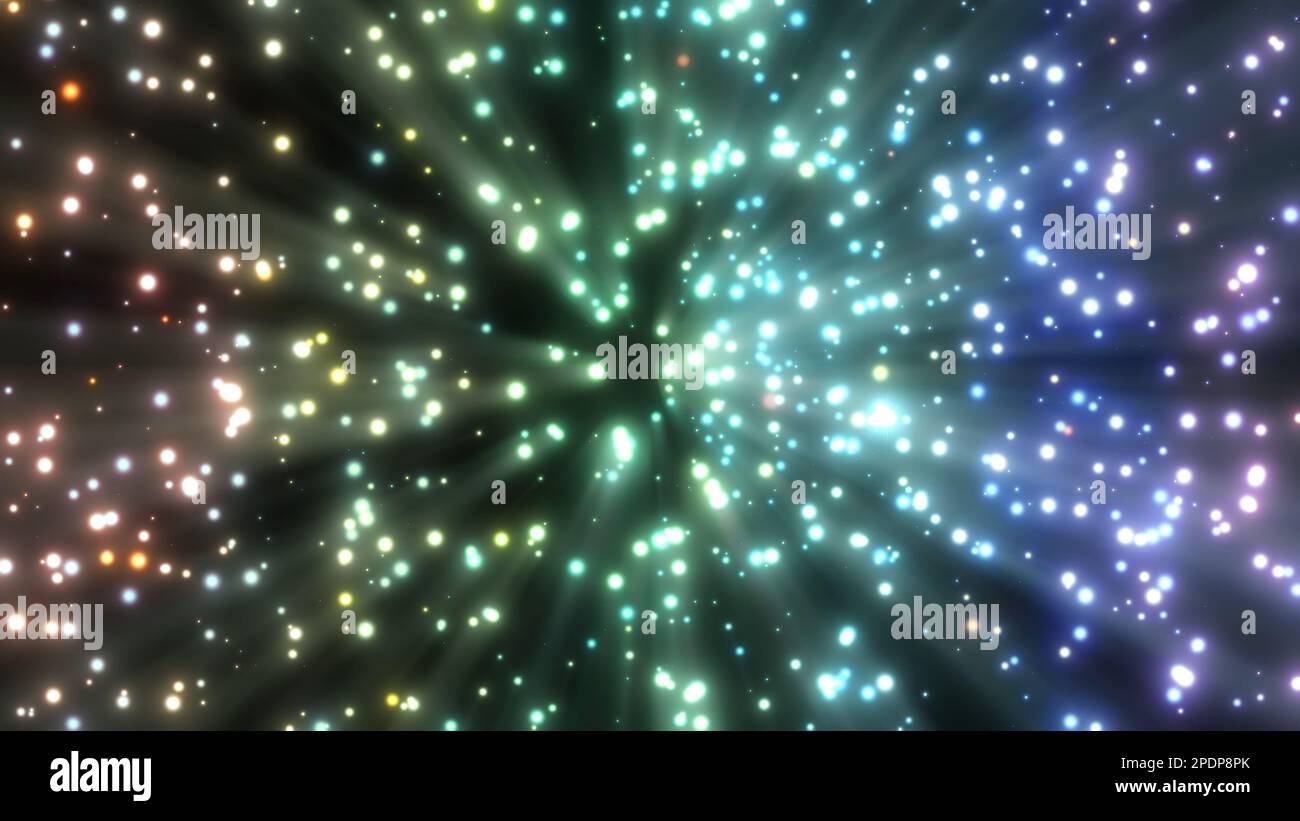 Star glittering in gradient dark background. 2D layout illustration ...