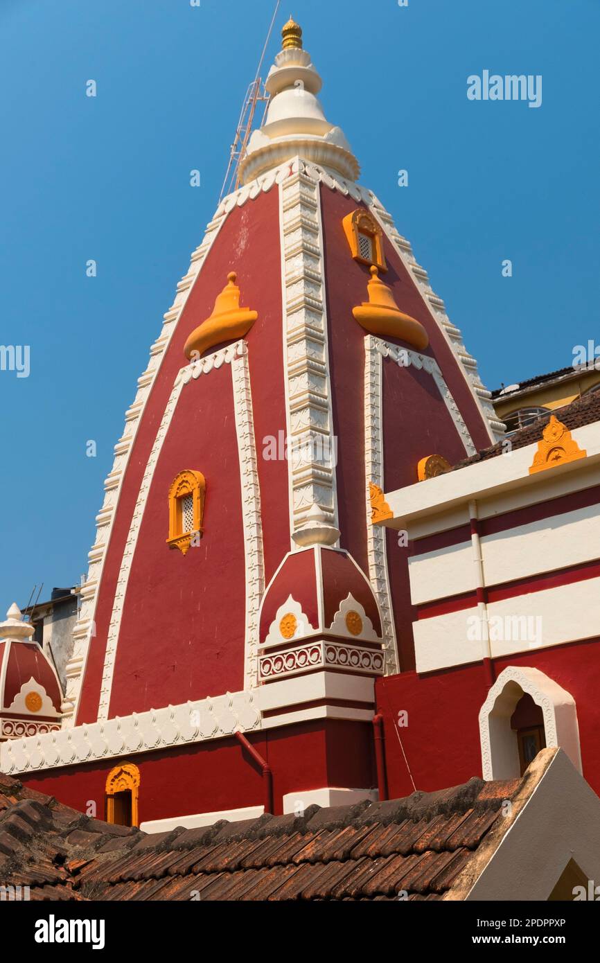 Mahalaxmi Hindu Temple Panjim Goa India Stock Photo