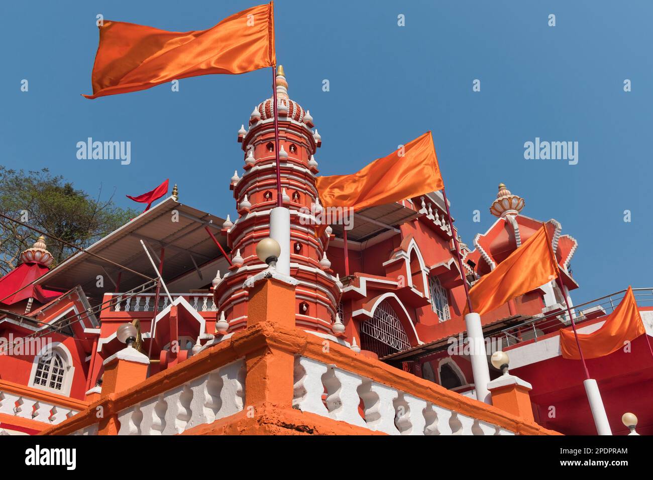 Maruti Hindu Temple Altinho Panjim Goa India Stock Photo