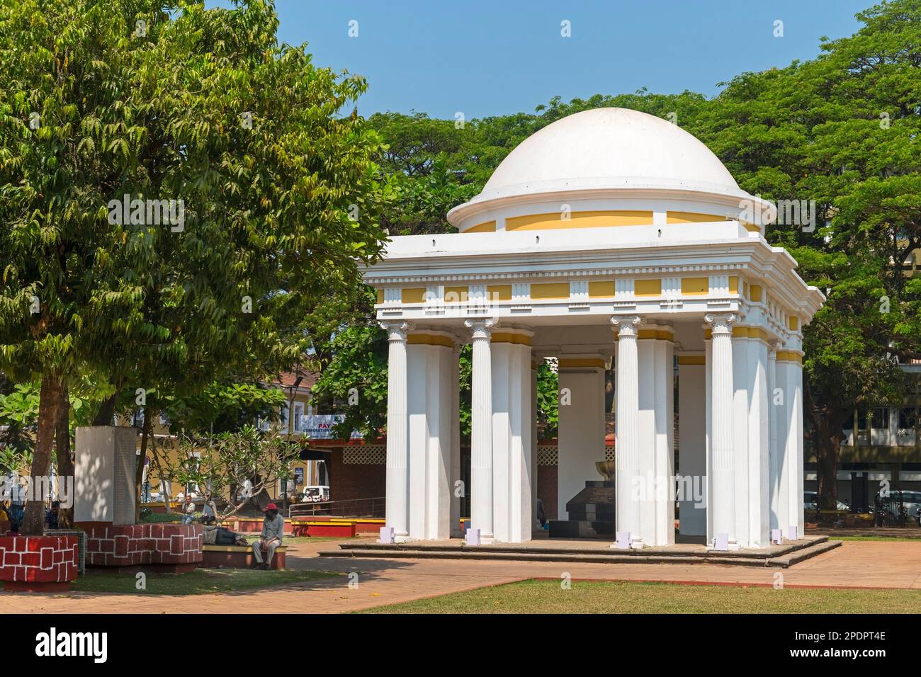 Azad Maidan pavilion Panjim Goa India Stock Photo