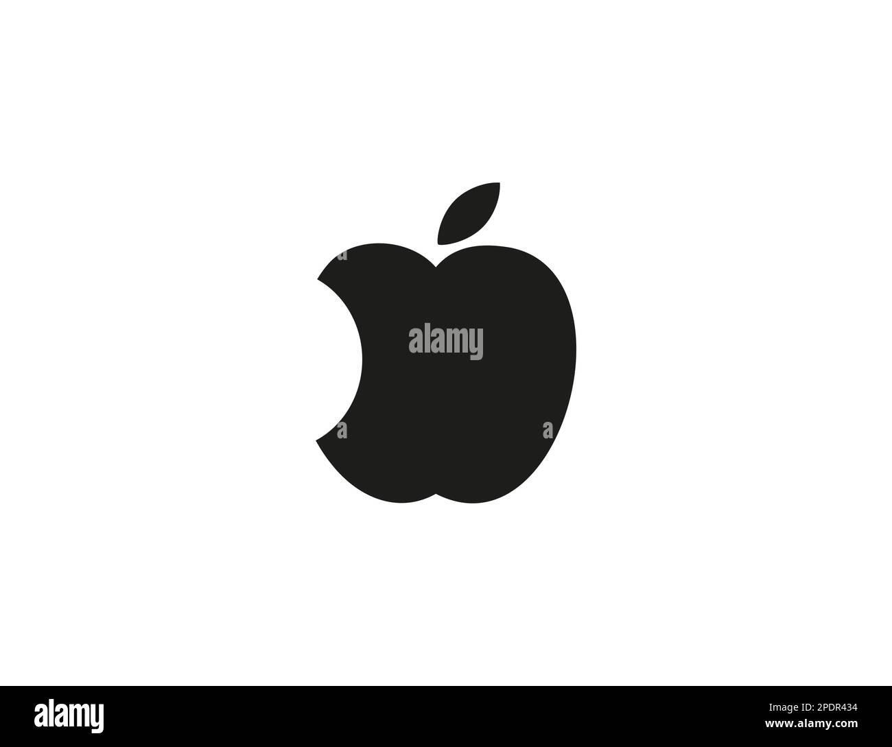 Bitten apple, fruit icon. Vector illustration Stock Vector Image & Art ...