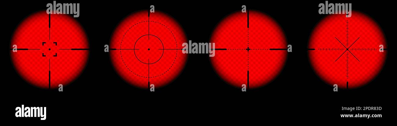 Various weapon thermal infrared sights, sniper rifle optical scopes ...