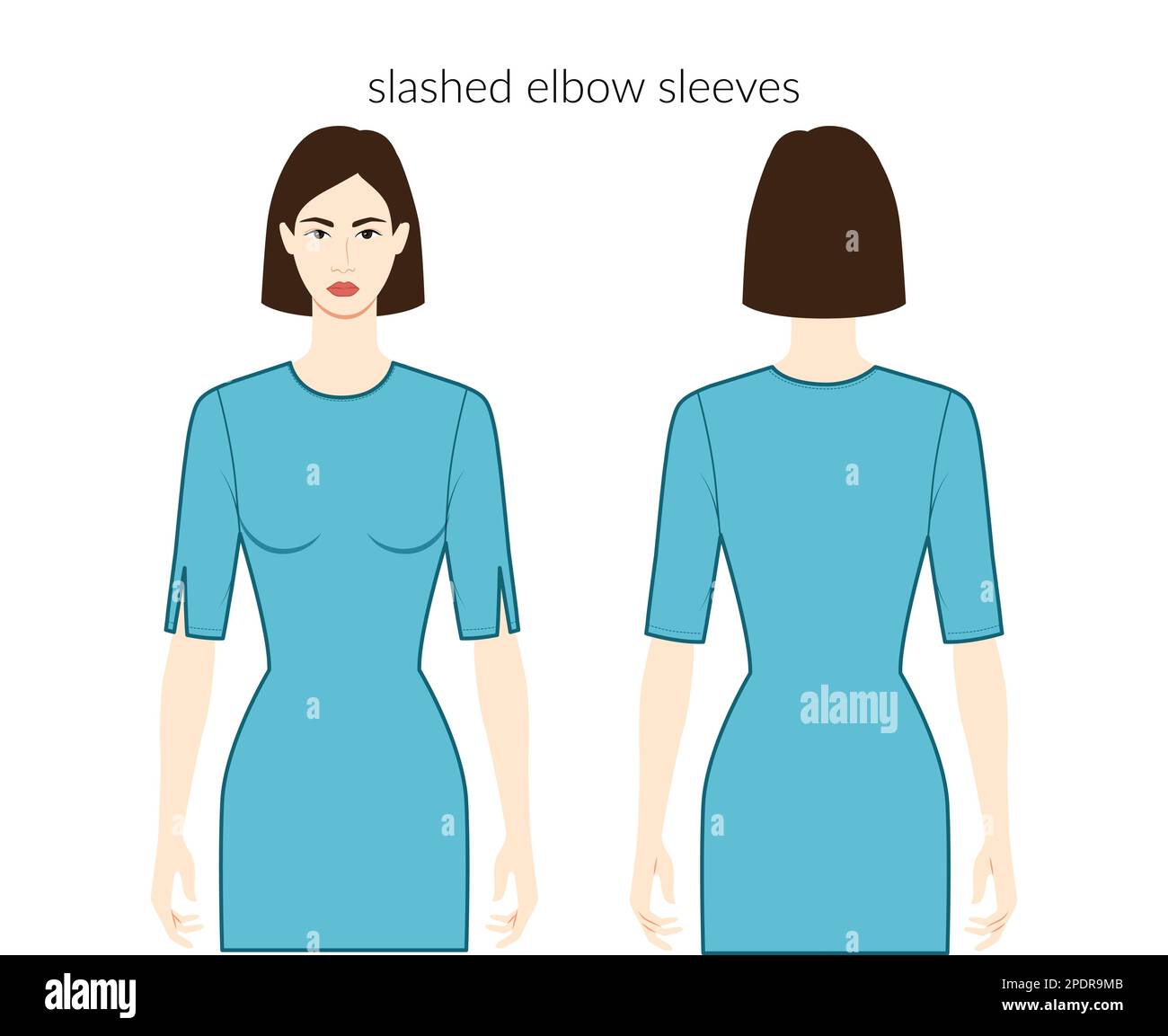 Slashed sleeves Stock Vector Images - Alamy