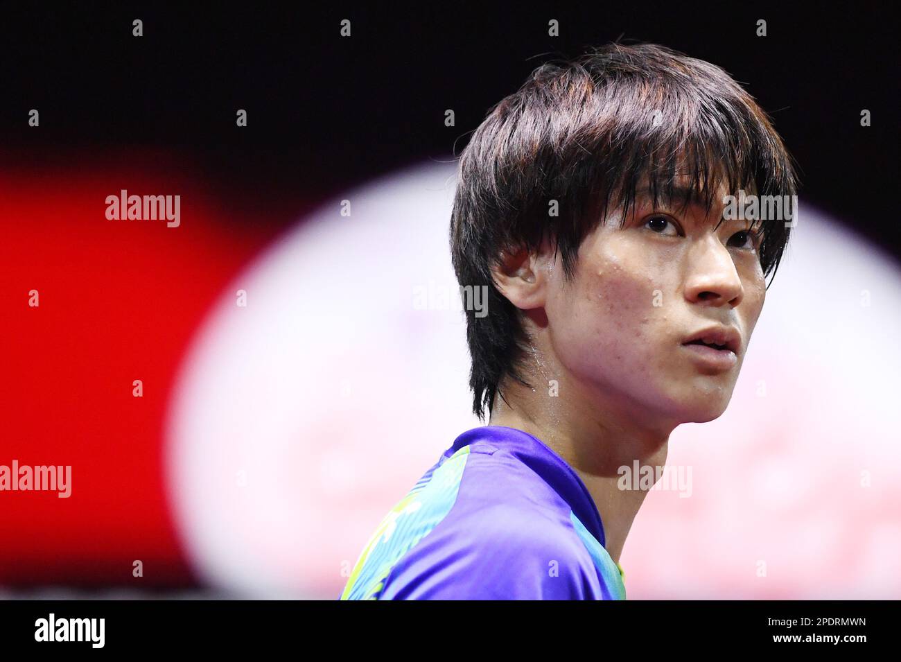 Singapore, Singapore. 15th Mar, 2023. Shunsuke Togami (JPN) Table