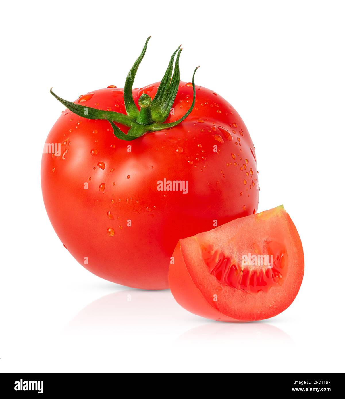 Red tomato isolated on white background with clipping path Stock Photo ...