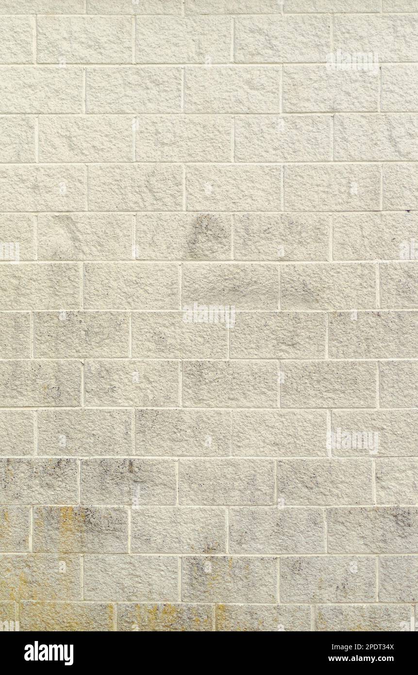 wall of waterproof concrete blocks, background Stock Photo Alamy